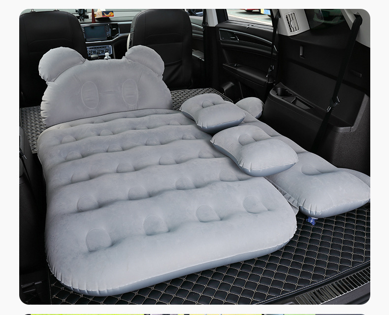 工厂车载充气床家用轿车后排用充气垫床户外植绒车用充气床批发详情19