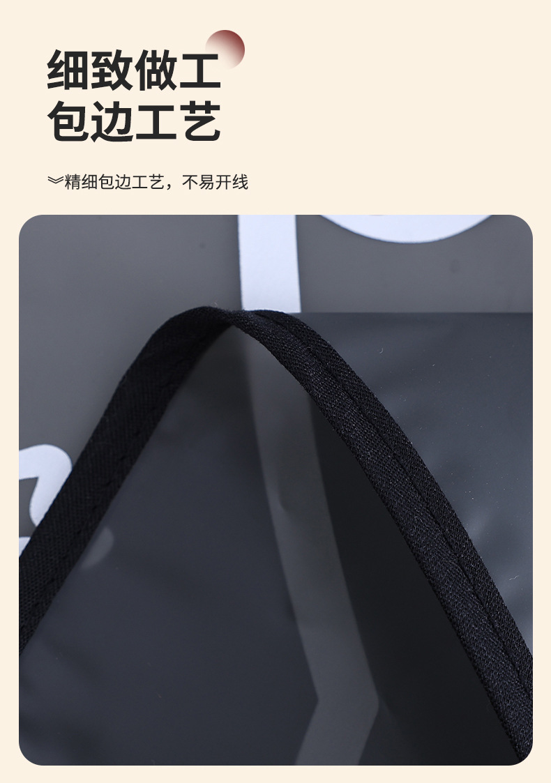 免洗TPU透明防水防油围裙成人可调节围腰厨房做饭餐饮吊带女围裙详情6