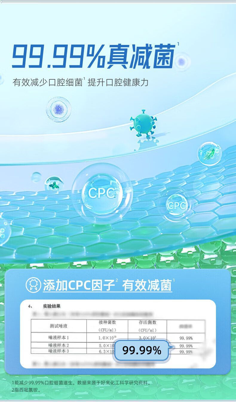 好来原黑人漱口水250ml减少细菌含氟清新口气不含酒精便携男女详情3