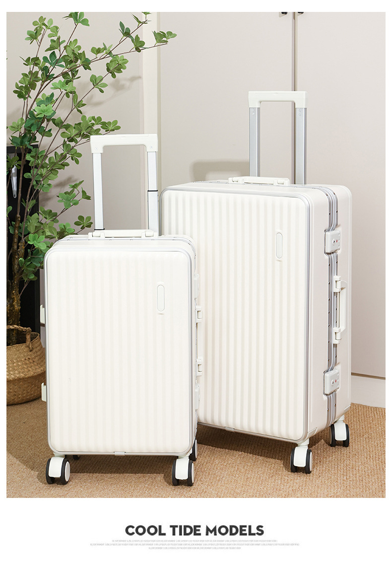 行李箱26寸铝框款20寸旅行箱万向轮学生结实耐用行李箱24寸拉杆箱详情32