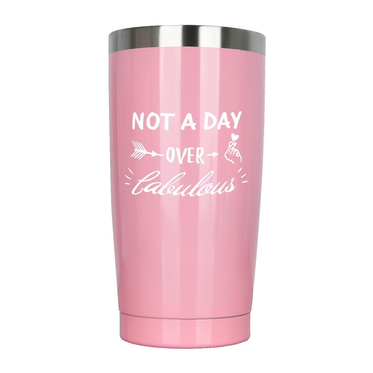 Cross-border NOT A DAY 304 stainless steel 20oz insulated cup, summer ice king cup, vacuum double-layer cup wholesale pic 11