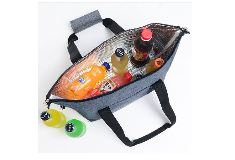New folding insulated bags, large-capacity ice packs, outdoor hand-held aluminum foil preservation picnic bags from the manufacturer are in stock for cross-border use pic 25