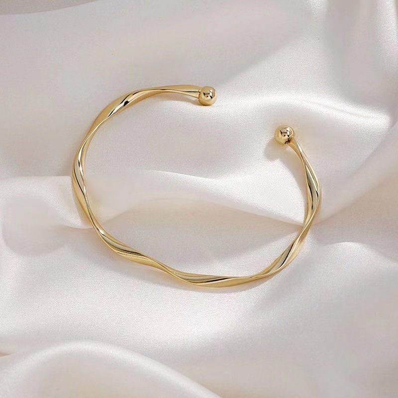 Mobius Strip, Princess on the Run, Bow Bell bracelet, Adjustable female opening, best friend bracelet, elegant jewelry pic 8