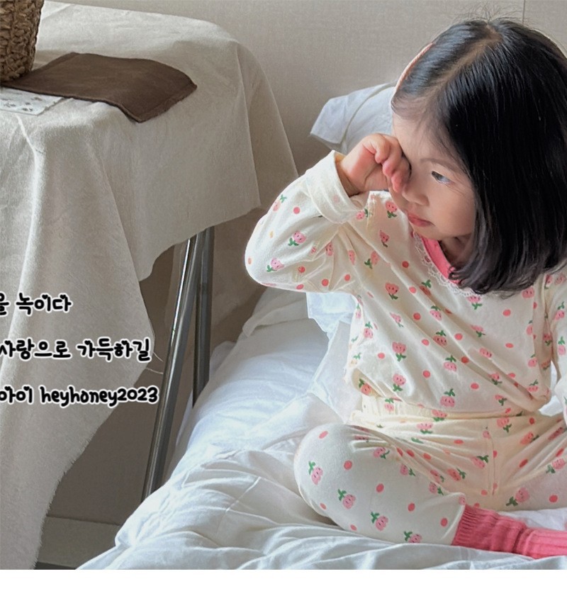 A类纯棉男女童宝宝秋季家居服内衣套装韩版无感印花睡衣秋衣秋裤详情12