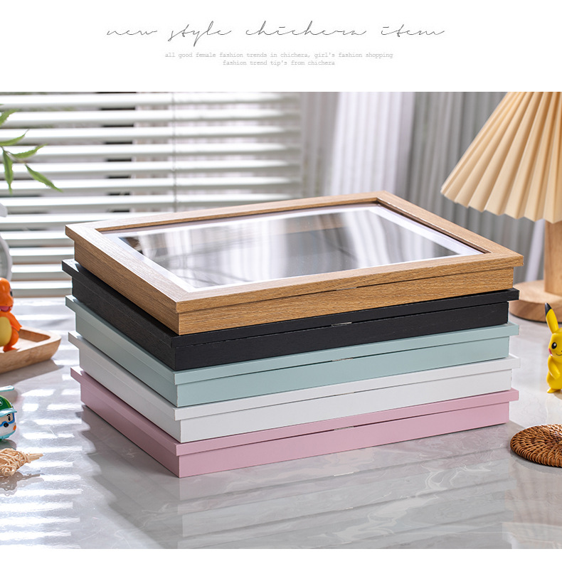 翻盖相框KidsArtFrame跨境爆款热销儿童艺术磁吸画框储存相框详情15