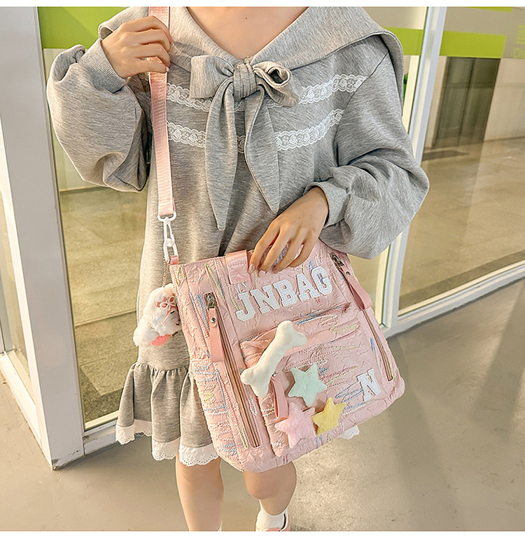 High appearance level schoolbag for junior high school girls, cute and lightweight backpack for primary school students, and large-capacity backpack for senior high school students pic 46