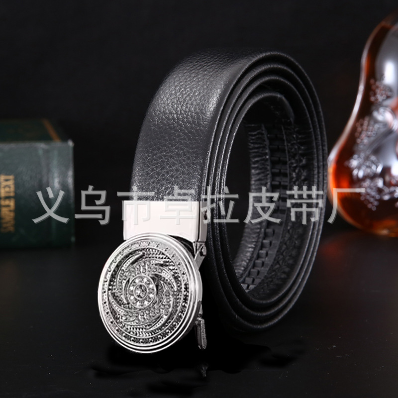 自动扣男士皮带商务休闲腰带抖音快手直播现货厂家直销详情17
