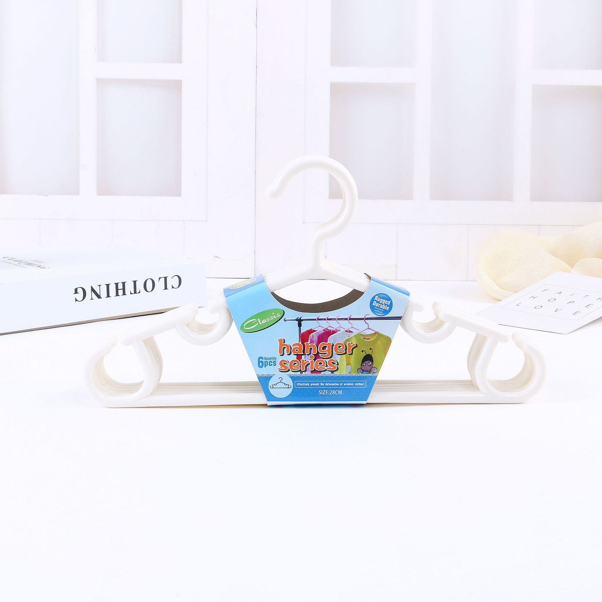 儿童衣架家用塑料衣架多功能防滑宝宝小孩衣架加厚晾晒衣架批发详情12