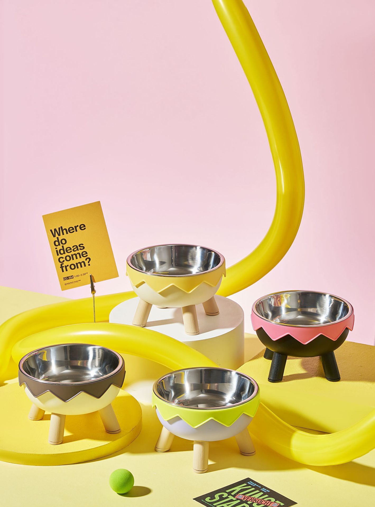 Pet bowl, high-legged cat bowl, dog bowl, cat food bowl, dog bowl, rice bowl, water bowl, cat single bowl, stainless steel bowl for protecting the cervical vertebrae pic 14