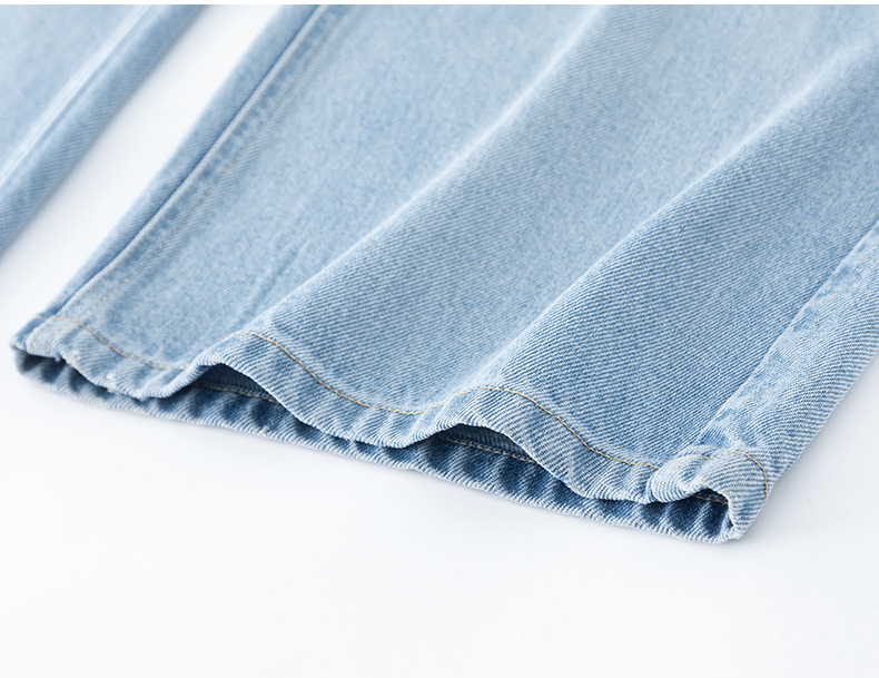 如果2026年夏季新款中高腰宽松阔腿裤女莱赛尔天丝垂顺牛仔裤8173详情24