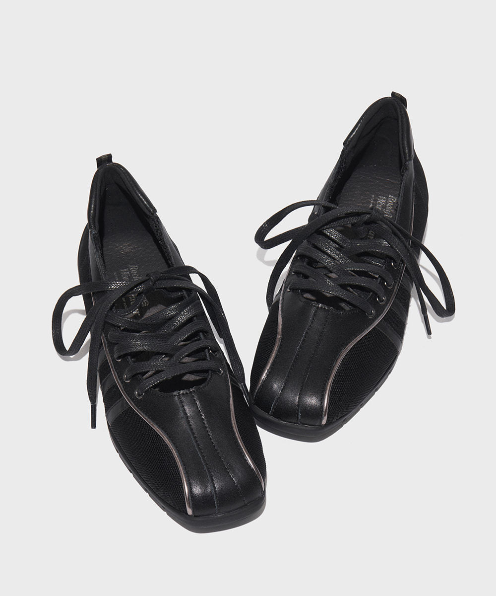 现货Rockfish玛丽珍鞋韩国小众方头交叉绑带芭蕾鞋女款机能运动鞋详情3