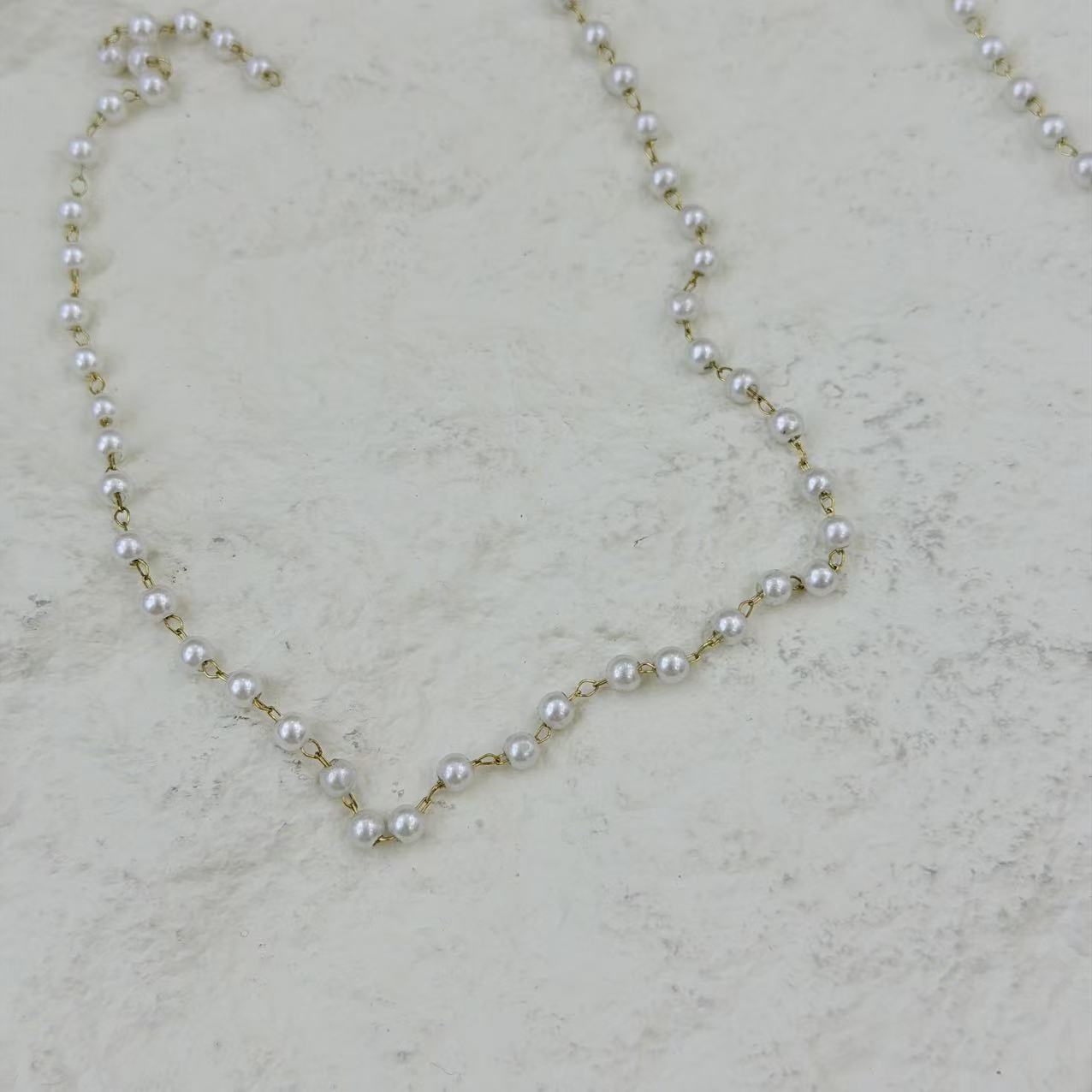 Cross-border light cadena de perlas de oro de lujo hecho a mano accesorios accesorios collares accesorios materiales semiacabados accesorios accesorios accesorios accesorios accesorios accesorios accesorios accesorios accesorios accesorios pic 5