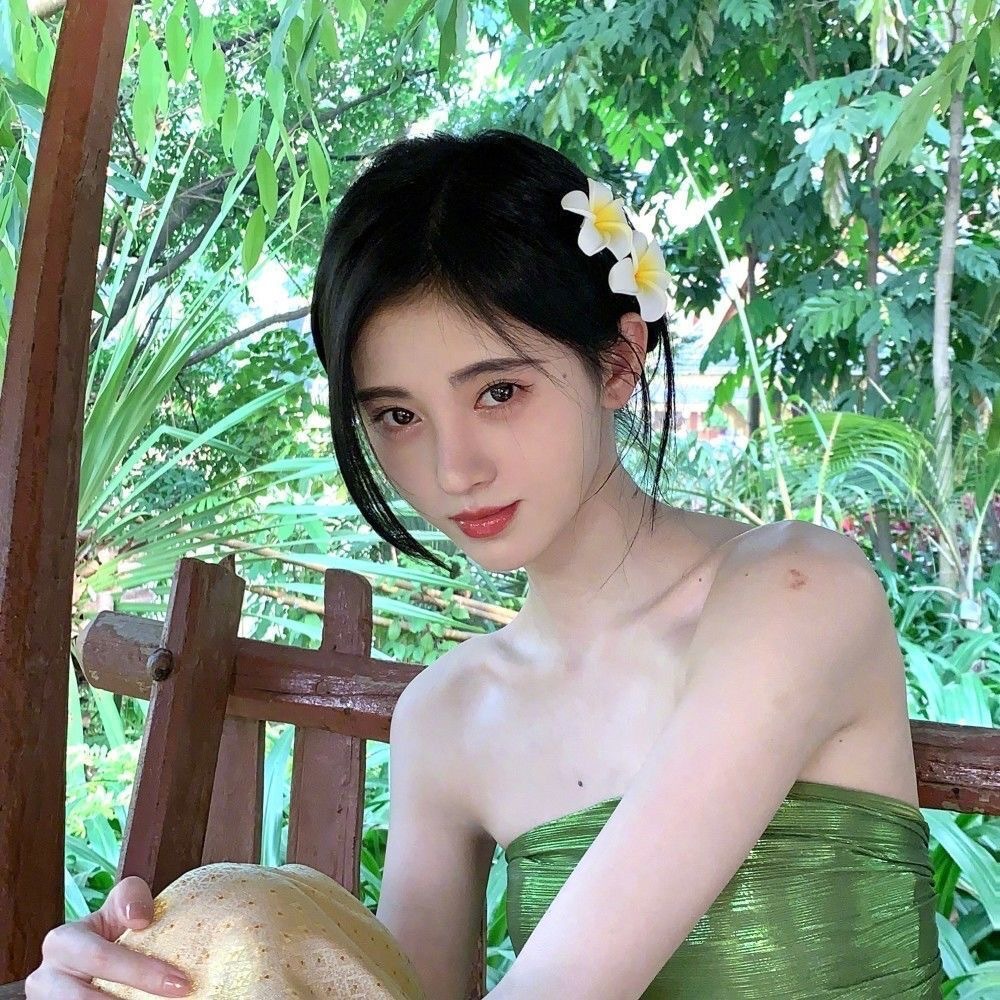 4/5/6/7/8cm鸡蛋花头饰发夹仿真EVA夏威夷头花泳装旅游海边PE花详情3