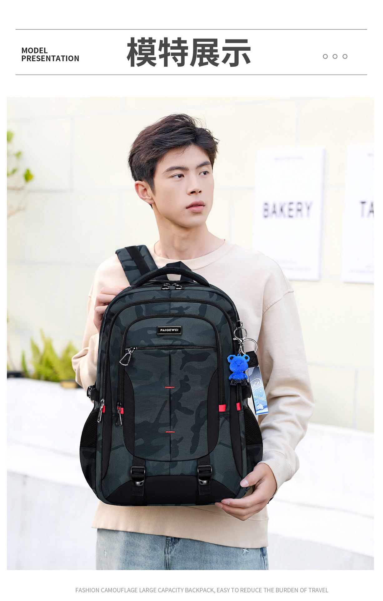 2025 nuevo estudiante de secundaria mochila de escuela para niños junior junior junior junior junior junior mochila de gran capacidad para hombres reducción de carga protección de arnes para hombres pic 15