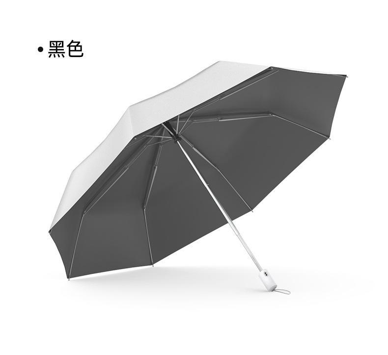 日系超轻三折全自动6骨晴雨两用伞遮阳钛银防晒太阳礼品广告伞详情12