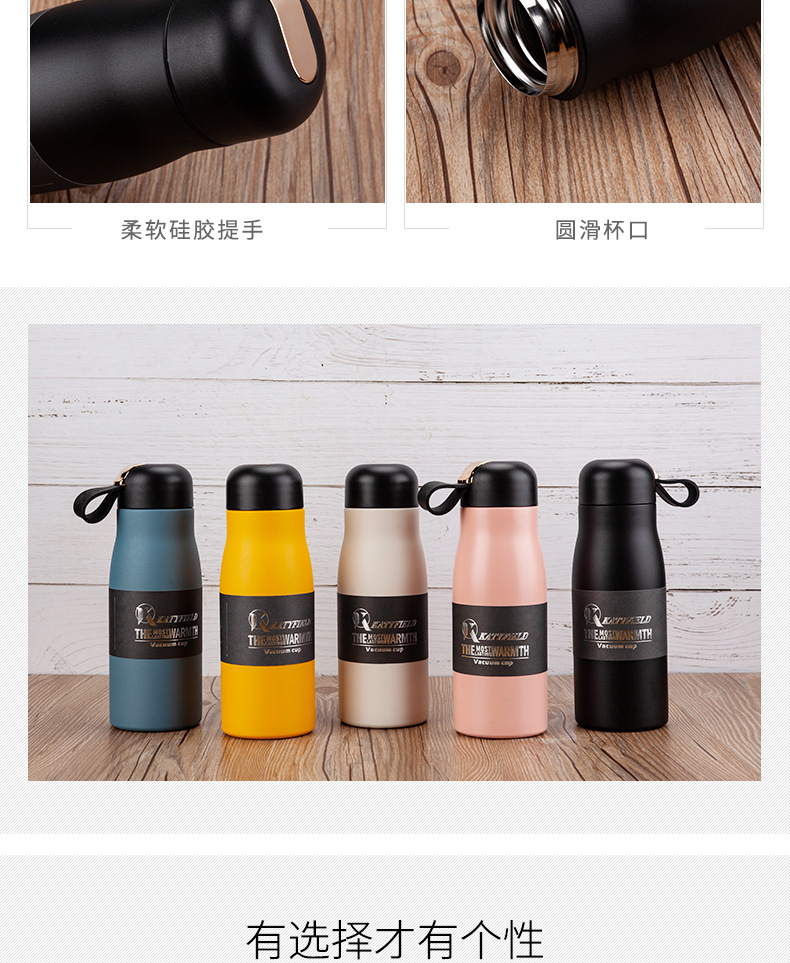 Cross-border 304 outdoor sports water bottle, large-capacity stainless steel insulated portable hand-held space pot pic 5
