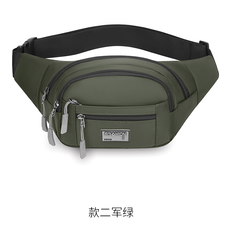 休闲户外运动多功能登山腰包简约便携防水耐磨单肩斜挎胸包专跨境详情27