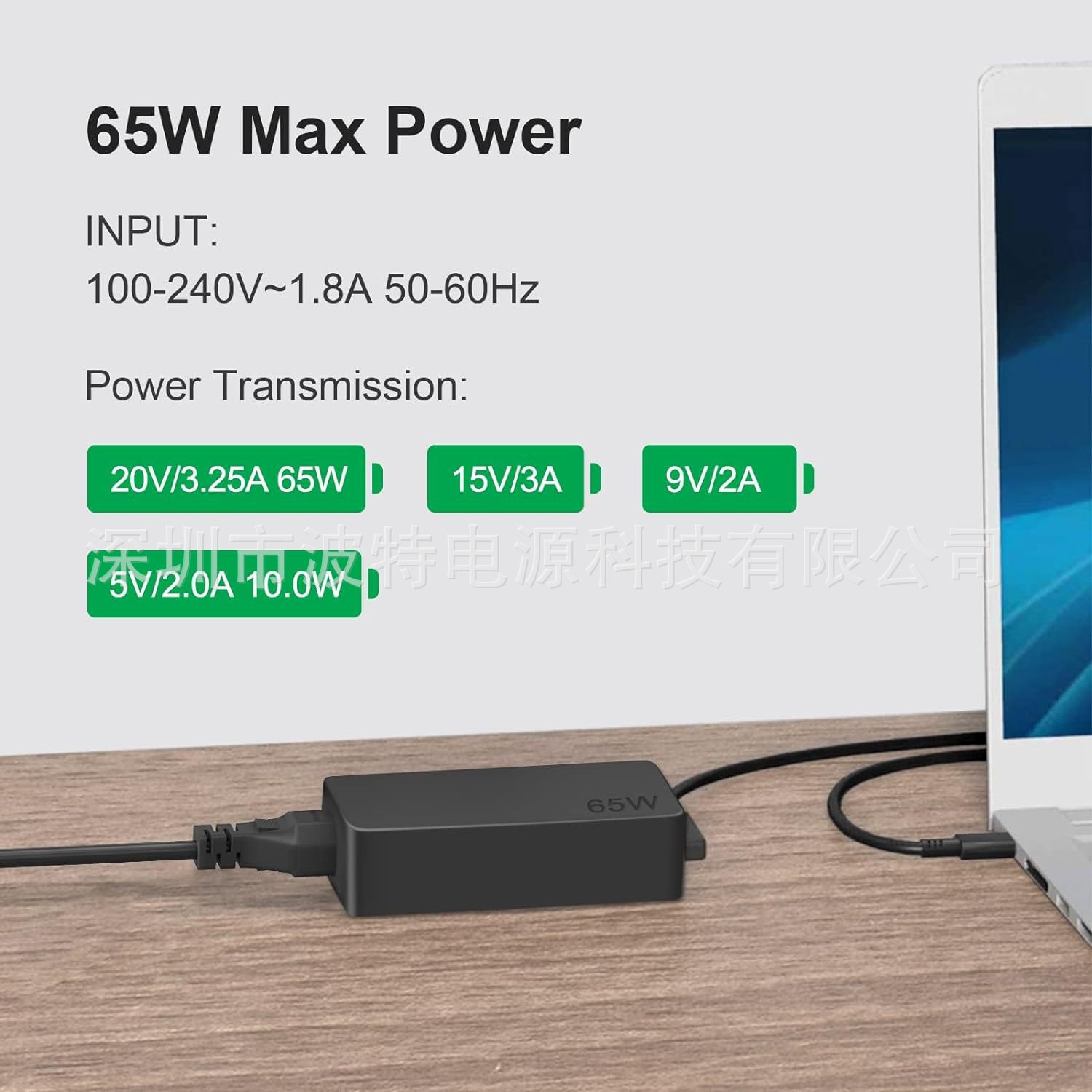 适用于联想 Thinkpad/Yoga/Chromebook 笔记本电脑65W充电器USB-C详情8