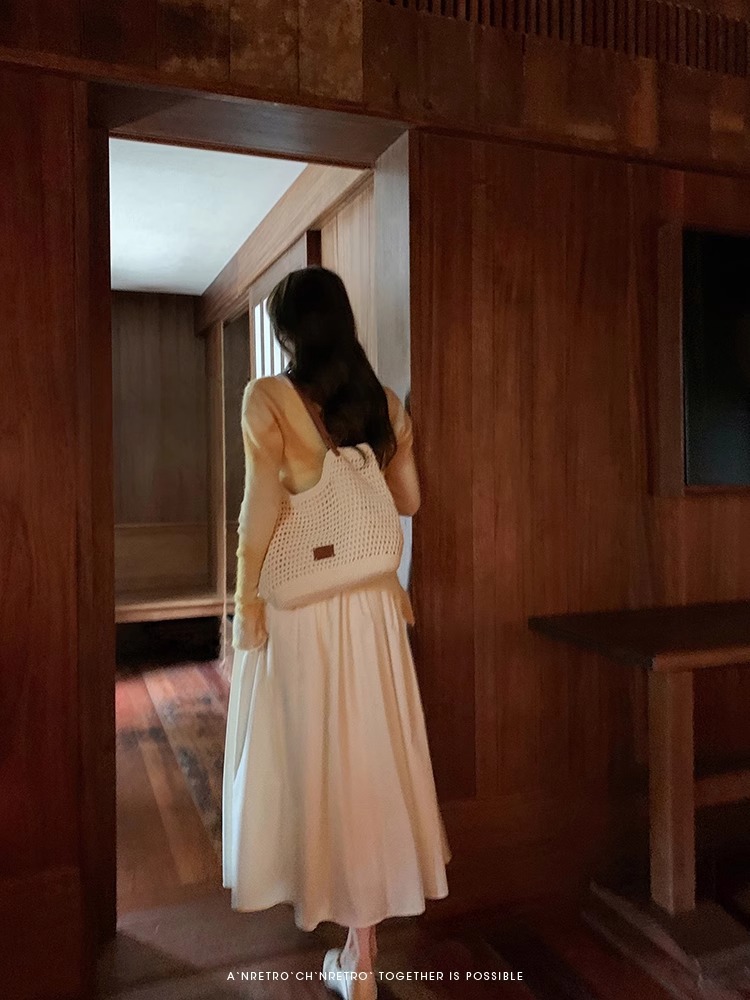 南风Chio2nd 沙滩假日编织托特包包女式2024新款夏天大容量单肩包详情9