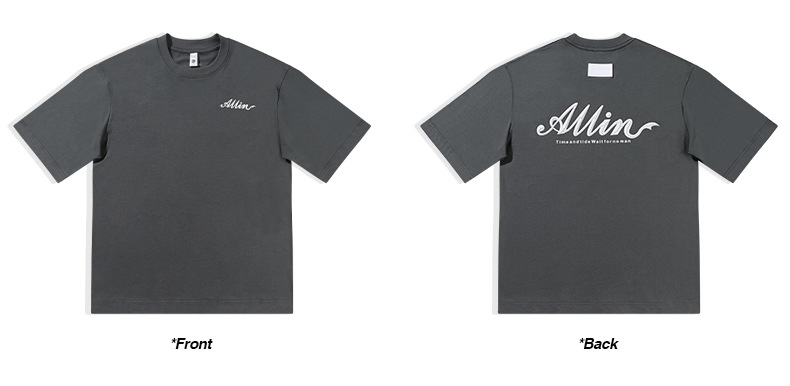 The 2025 summer new half-sleeved T-shirt for men is a trendy and versatile short-sleeved American retro printed loose round-neck T-shirt pic 71