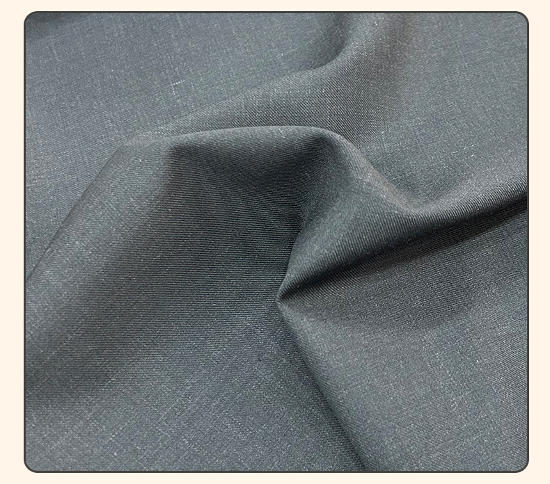 厂家现货春夏精纺羊毛面料素色抗皱西服商务正装毛料批发详情10