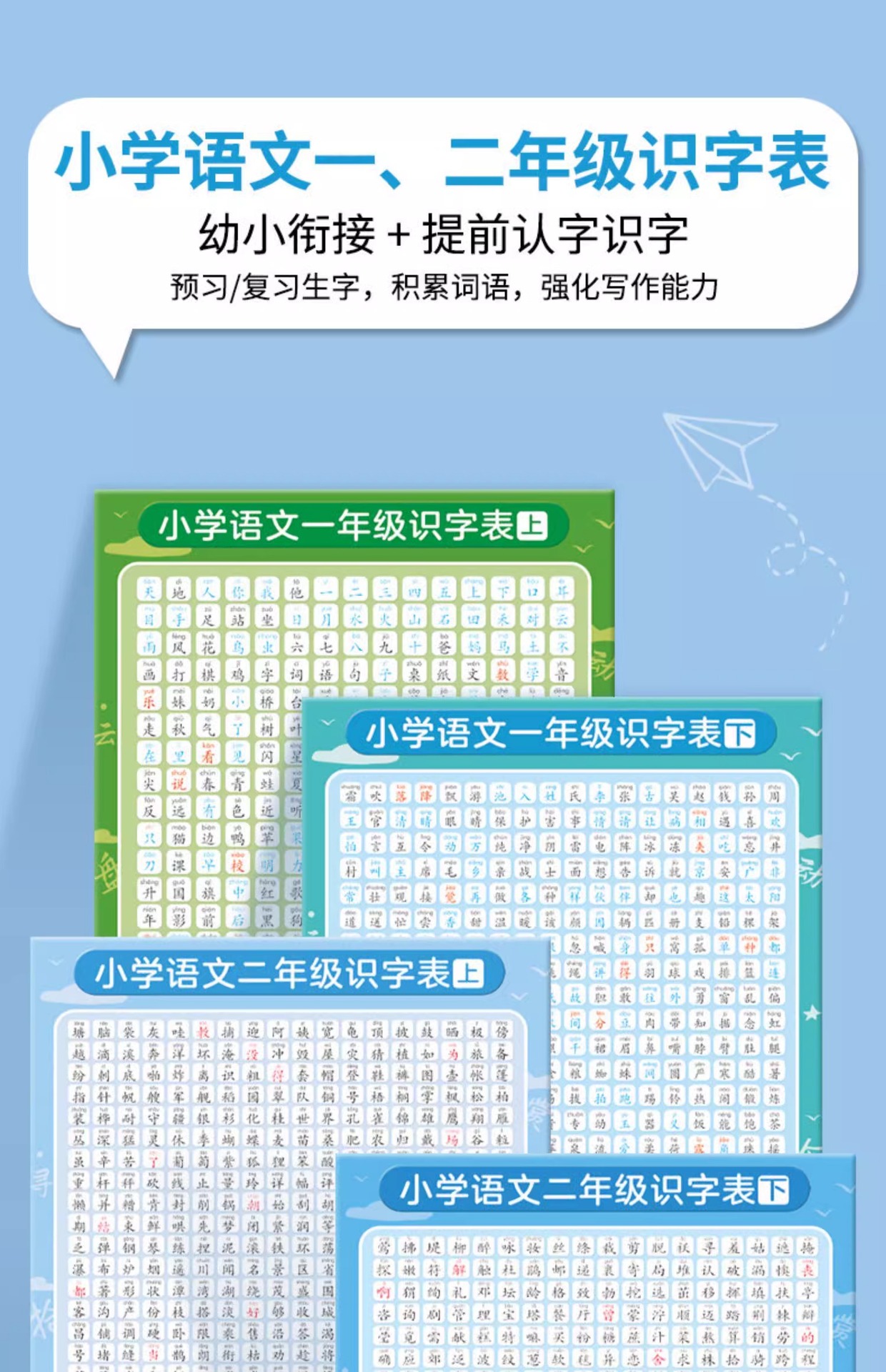 汉语拼音拼读训练字母表墙贴儿童早教挂图声母韵母学习神器全表详情6