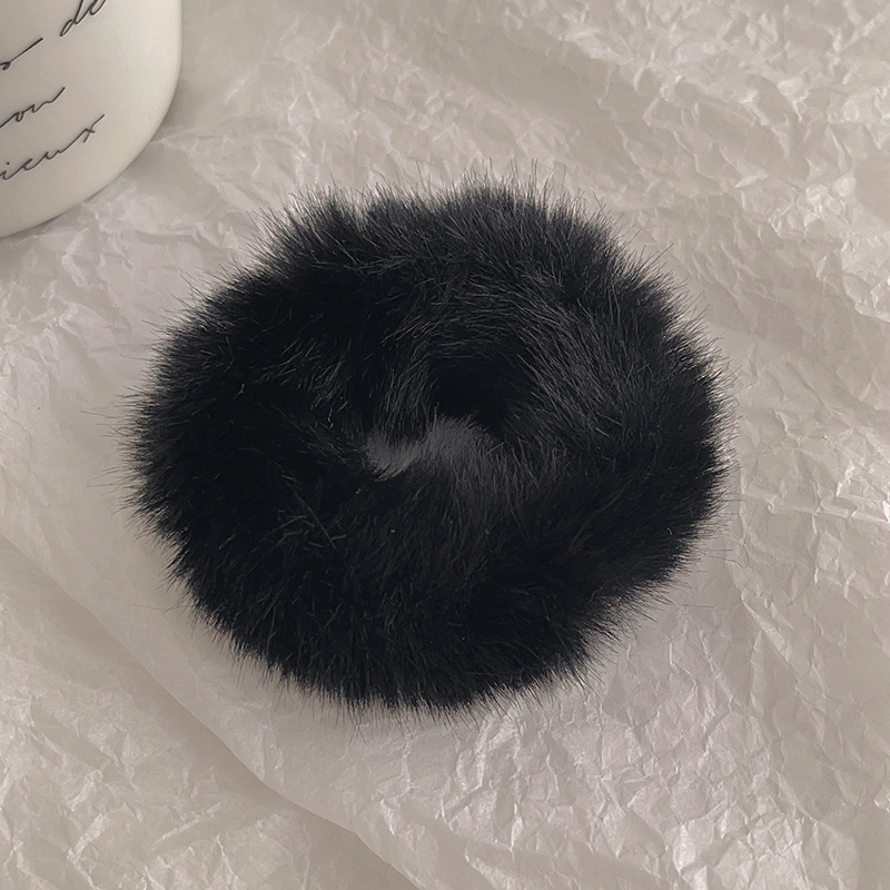 Dopamine wool hair bands for autumn and winter, towel bands, simple hair ties, leather bands and hair accessories wholesale pic 20
