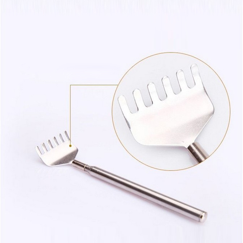 五节痒痒挠钢笔式抓背器不锈钢伸缩老人用挠痒神器抓痒耙美容护肤美发工具详情9