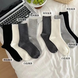 White socks for women in summer, thin, cut-out mid-calf socks, fresh and slimming, sweet lace socks, boneless pile cotton socks pic 3