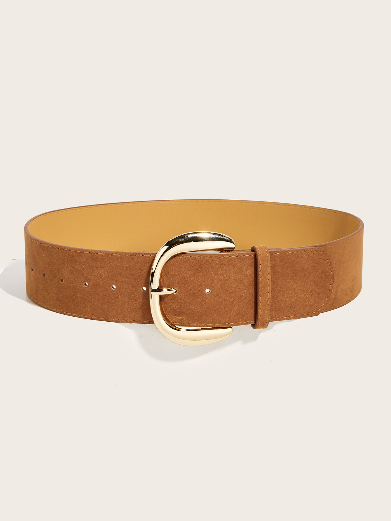 Retro Melade-style wide belt for women to slim the waist and look slimmer, paired with skirts for a stylish American hot girl style belt in stock pic 36