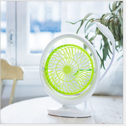 JR-2018 Lighted fan rechargeable student dormitory home rechargeable fan mini Portable with strong wind force pic 22
