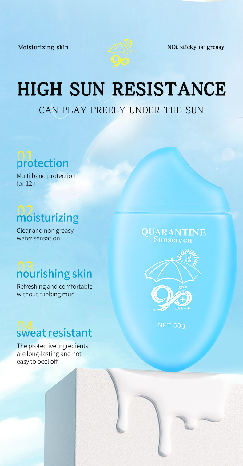 【跨境专供】FORMBO防护乳隔离紫外线户外必备滋润清爽防护乳批发详情6