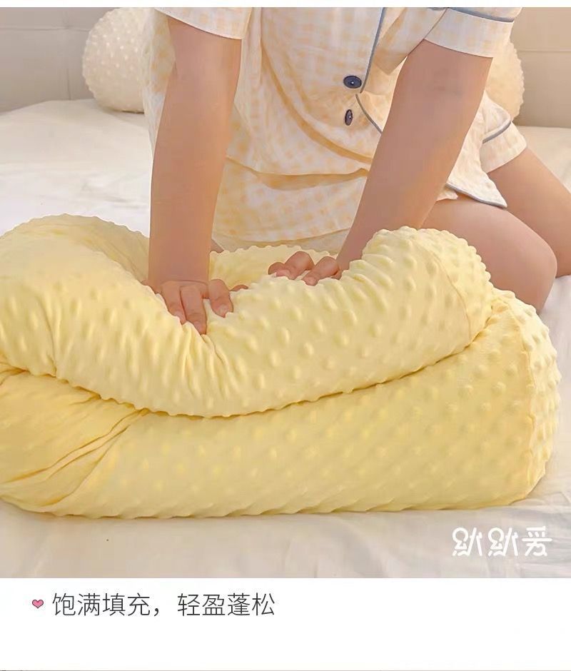 This long, fluffy plush pillow is suitable for girls to rest their legs on the bed. It can be used as a bed pillow with a detachable headrest and a backrest for boys pic 6