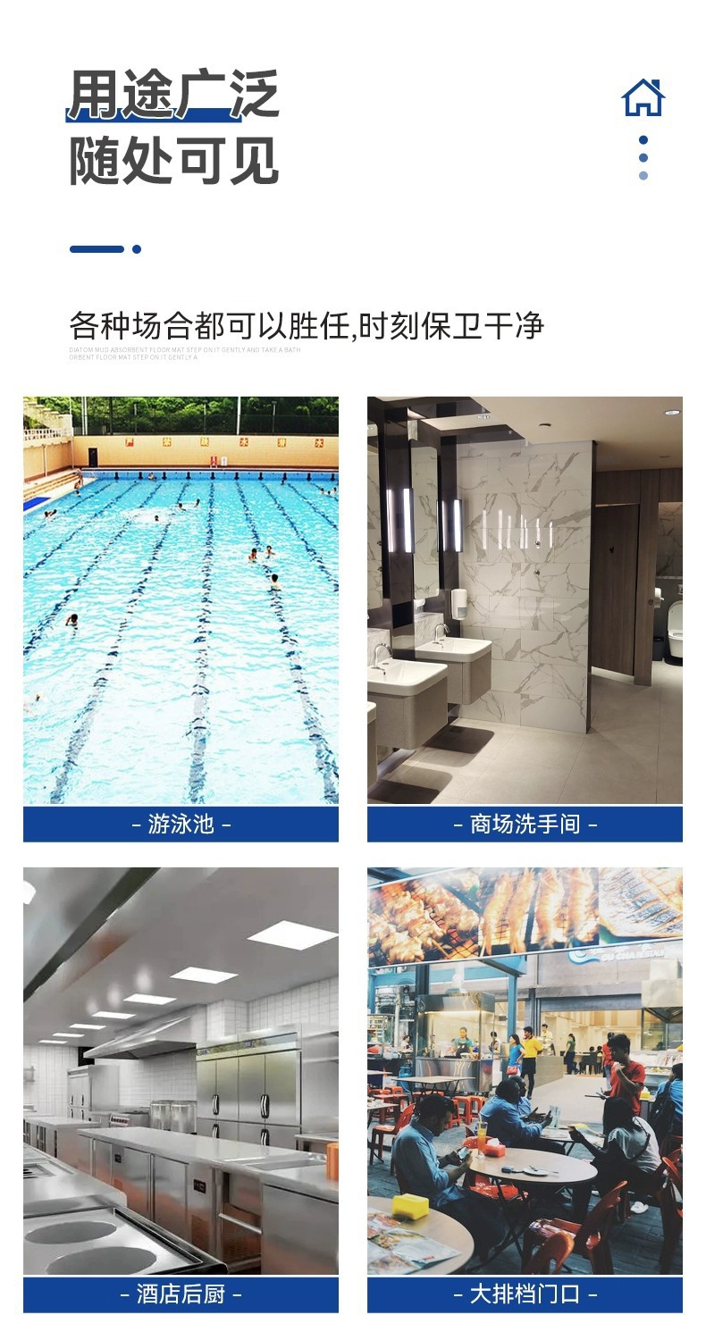 防滑地垫镂空塑料户外商用加厚入户门防滑垫子卫生间浴室防水脚垫详情6