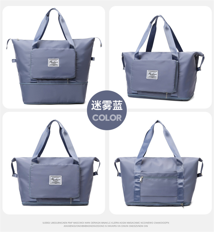 短途手提收纳包旅行包单肩大容量女男士小行李包袋健身出差待产详情20