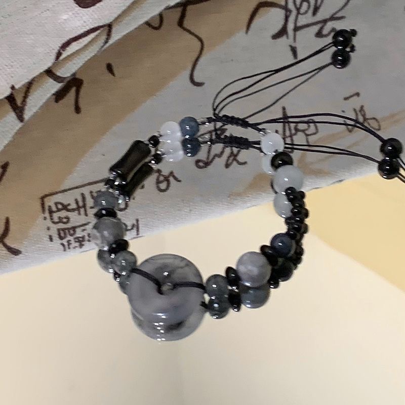 新中式平安扣手链小众设计高颜值纯手工编织手绳ins闺蜜生日礼物详情5
