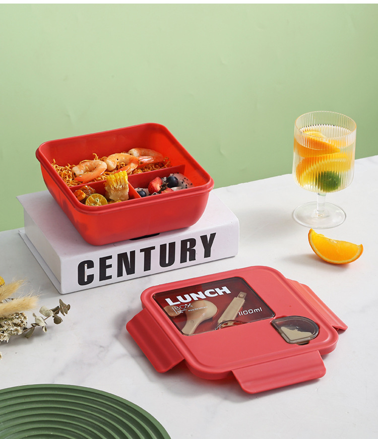 跨境便携酱料盒食品级耐高温学生饭盒可进微波炉上班族减脂餐礼品详情17