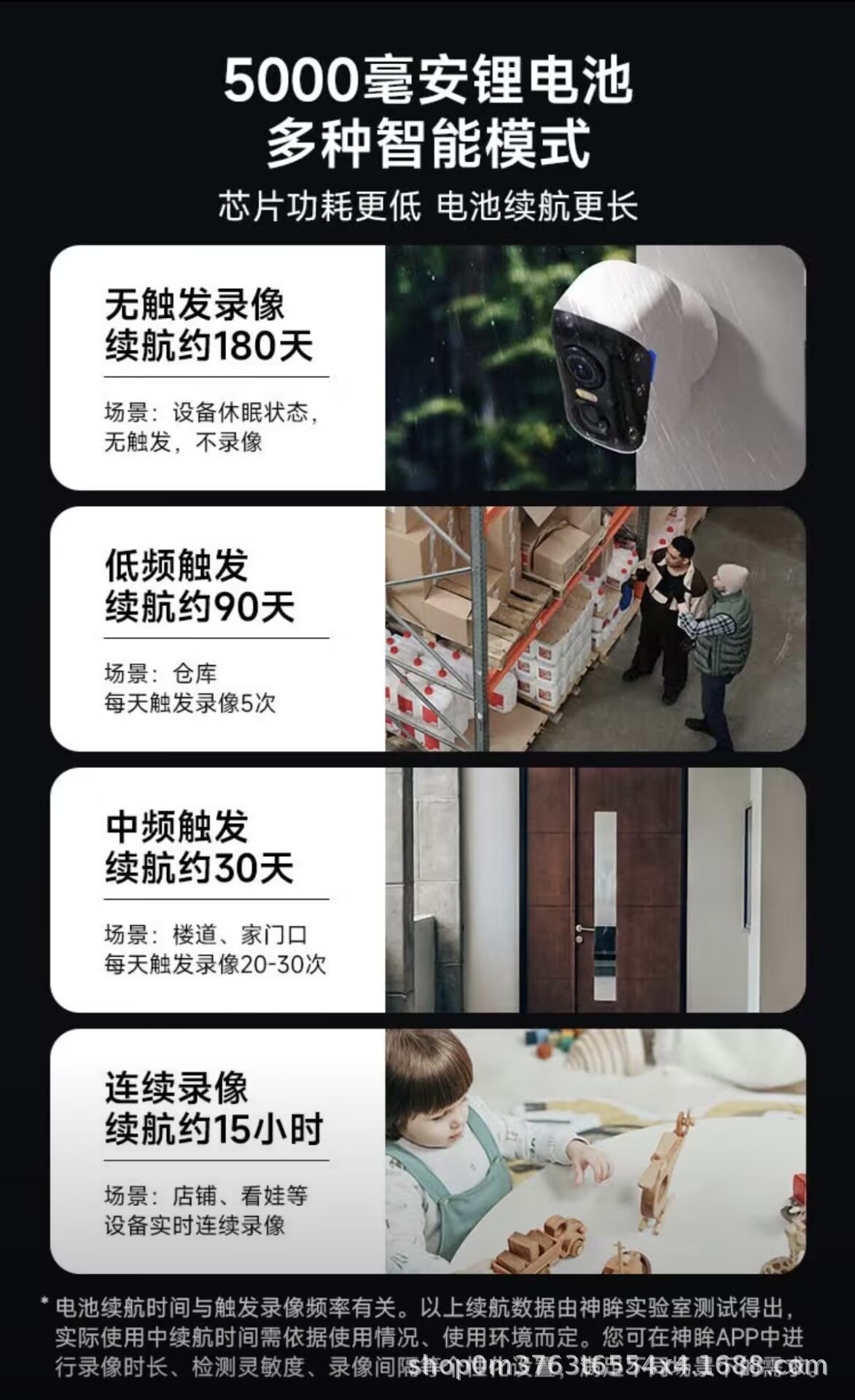 Shenmu BC4 home surveillance camera 4G data, unplugged, high-definition intelligent monitoring for both inside and outside the door pic 21