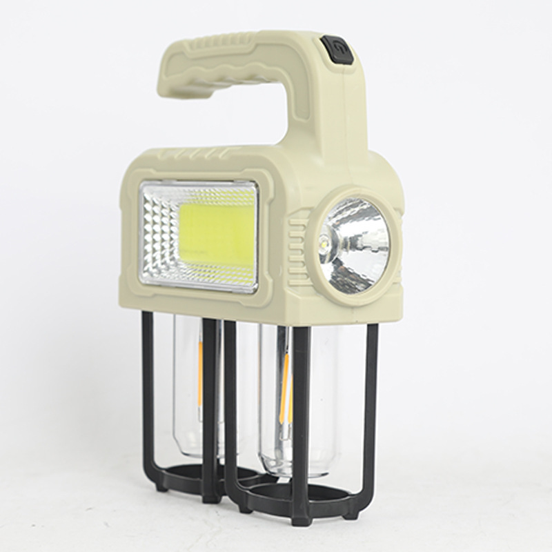 Portable camping lamp, solar-powered LED camping lamp, outdoor multi-functional tent lamp, power bank, portable lamp pic 12