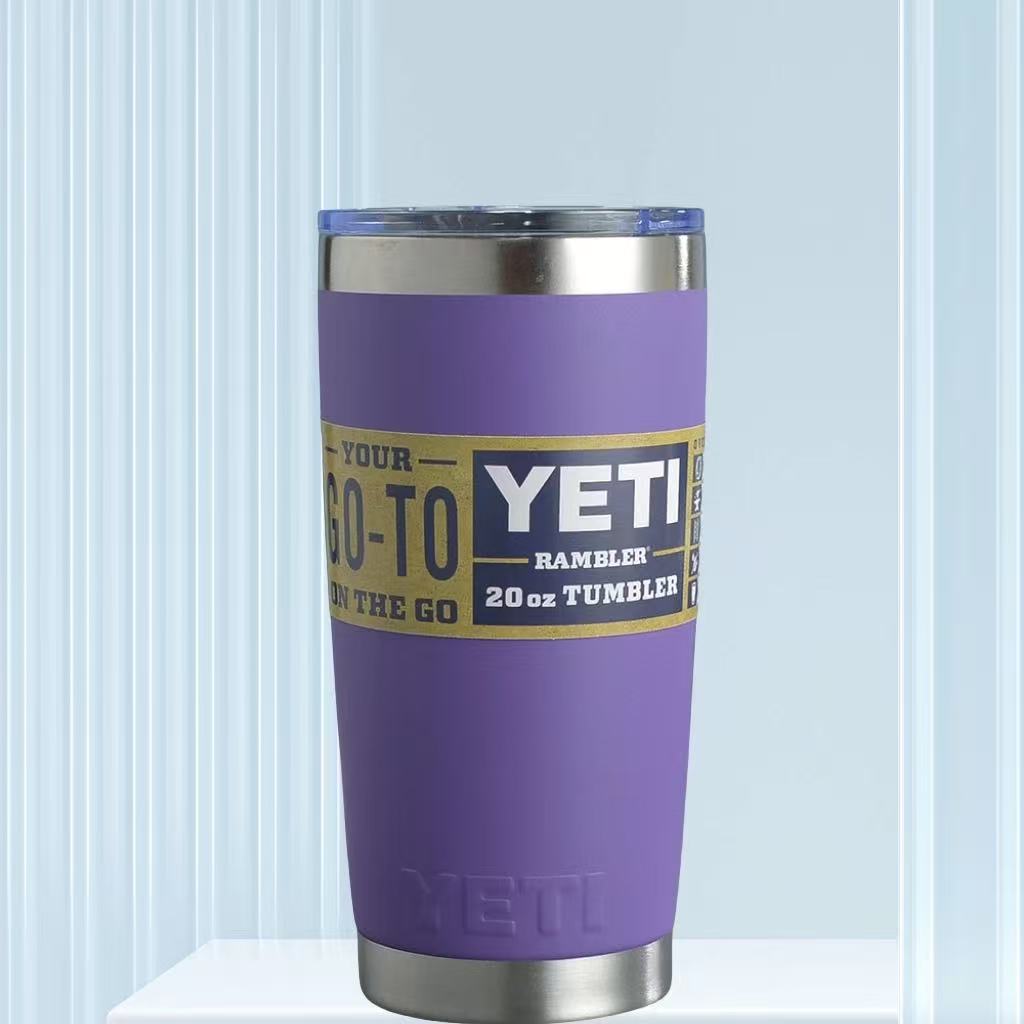 304 stainless steel insulated ice cup, 30oz large-capacity double-layer insulated cup, 20ozYETI car cup strap pic 9