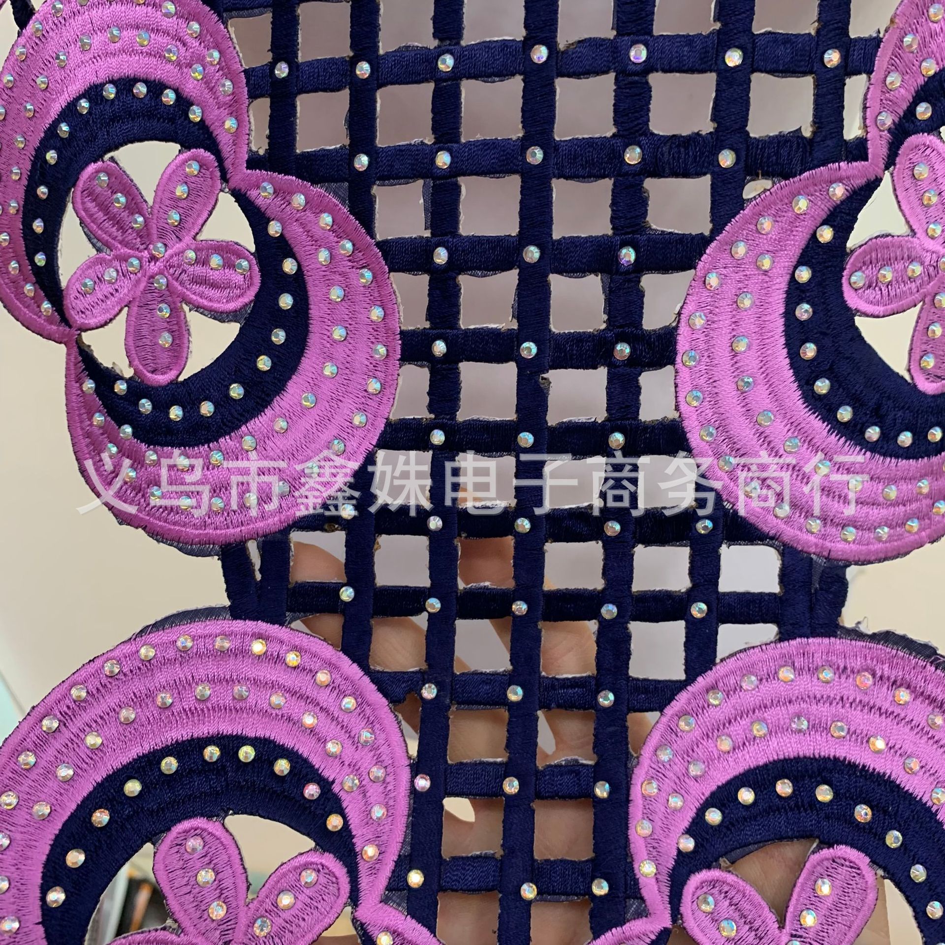 Embroidery, rhinestone and diamond fabric with adhesive backing decoration for foreign trade clothing accessories pic 36