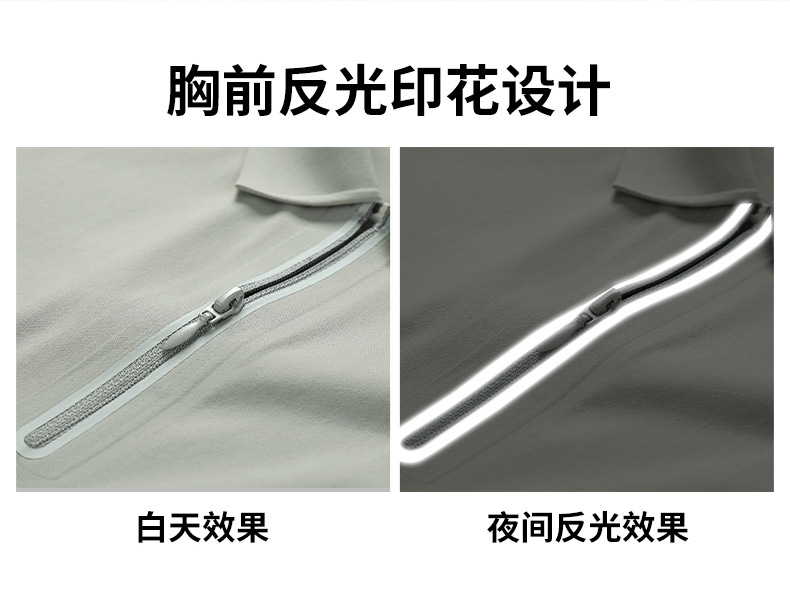 2025夏季新款冰丝无痕polo衫男冰感速干吸湿纯色翻领T恤弹力舒适详情7