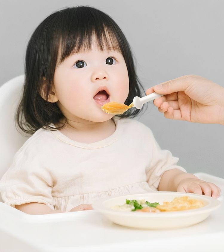 元宝勺PPSU辅食勺子自主进食6个月以上宝宝训练叉勺儿童餐具套餐详情3