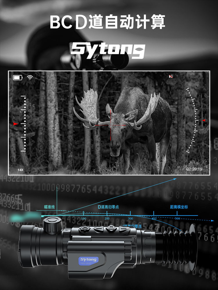 Sytong Shiyutong XM06LRF thermal imaging Telescope Outdoor high-definition handheld thermal imaging infrared night vision device pic 7