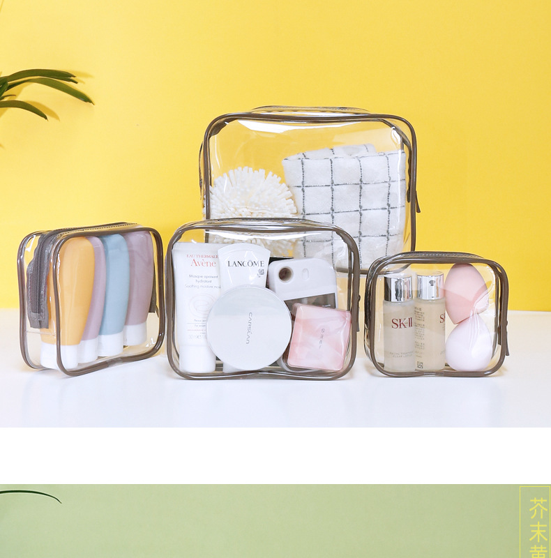新款化妆包高颜值收纳袋专用大容量防水旅行收纳包透明洗漱包便携详情21