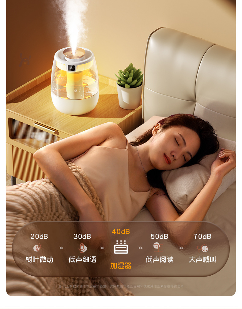 空气加湿器家用静音卧室大喷雾容量孕妇婴儿室内香薰小型空调补水详情18
