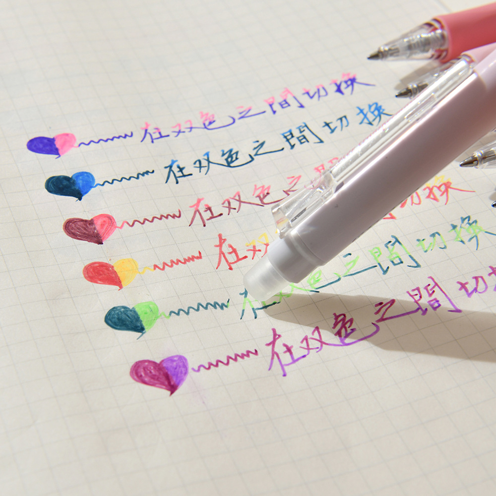 Chenxi Cat Paw Erasable Color-changing Pen 6-piece Set, Soft rubber case Planner Pen, Drawing Pen, Gel Pen, Colorful Creative Erasable Pen pic 27