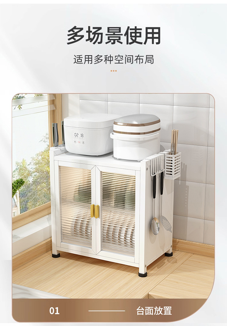 可抽拉防尘碗碟架厨房置物架双层台面沥水碗碟架收纳架厨房餐具详情16