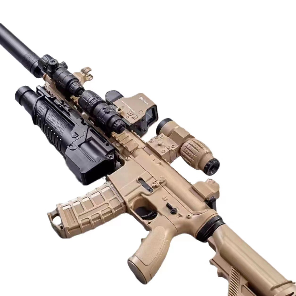 M416玩具枪电动连发自动M4A1水晶玩具男孩吃鸡模型突击软弹枪详情6