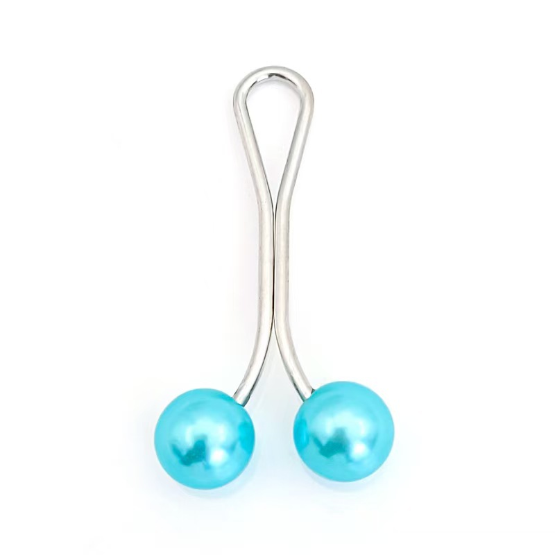 跨境珍珠U 头巾夹围巾扣珍珠丝巾夹围巾夹女士头巾别针胸针脖夹详情14